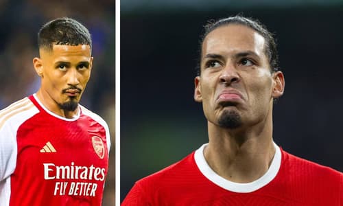 William Saliba, Virgil van Dijk, Arsenal, Liverpool