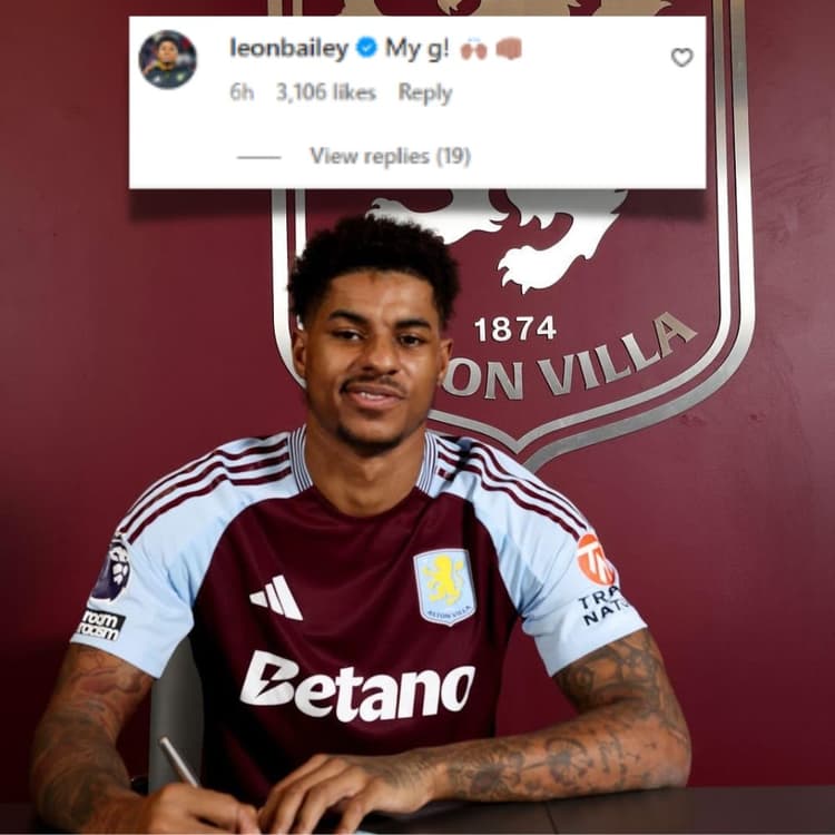 Leon Bailey responds to Rashford's arrival at Aston Villa