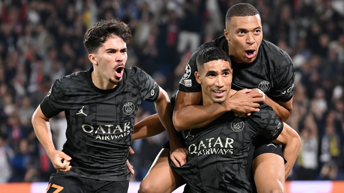 Kylian Mbappe, Achraf Hakimi, PSG, 2023/24