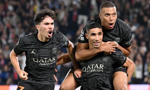 Kylian Mbappe, Achraf Hakimi, PSG, 2023/24