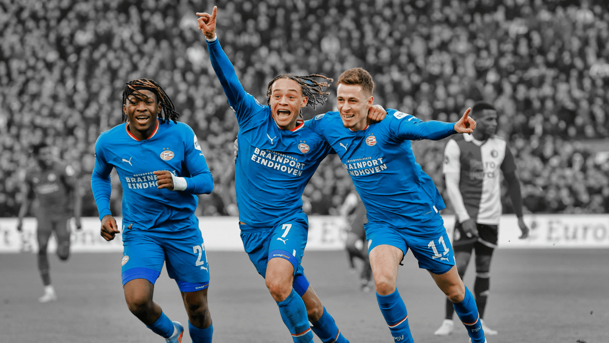 Xavi Simons, johan bakayoko, thorgan hazard, psv