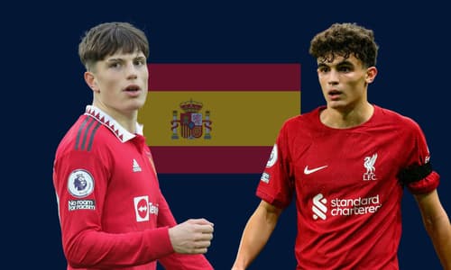 Stefan Bajcetic, Alejandro Garnacho, Spain