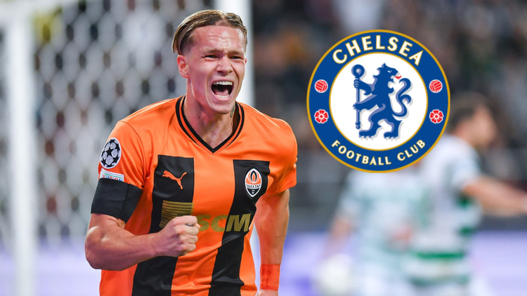 Mykhailo Mudryk is heading to Chelsea for €100m