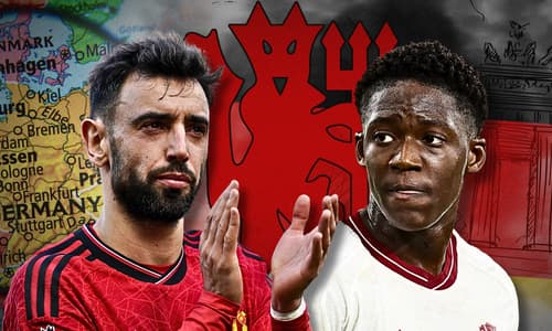Bruno Fernandes, Kobbie Mainoo, Man Utd, Euro 2024