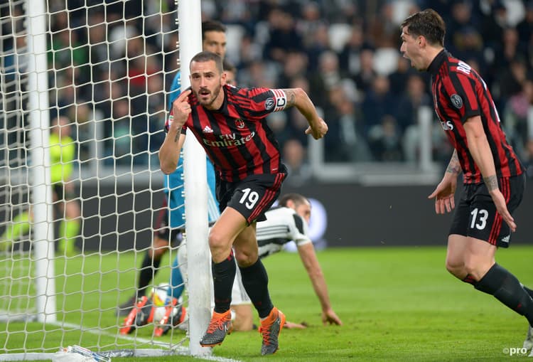 Leonardo Bonucci in action for Milan
