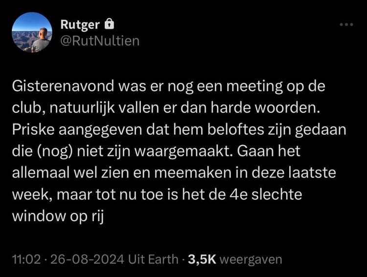 Post van Rutger Vinke