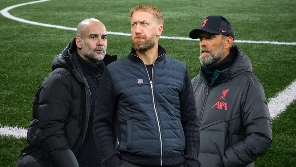 Pep Guardiola, Graham Potter, Jurgen Klopp