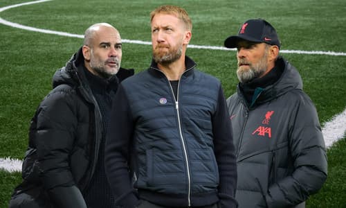 Pep Guardiola, Graham Potter, Jurgen Klopp