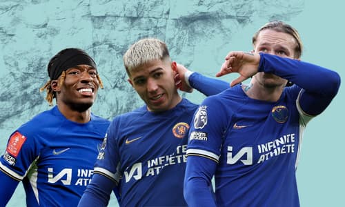 Noni Madueke, Enzo Fernandez, Mykhailo Mudryk, Chelsea, 2023/24