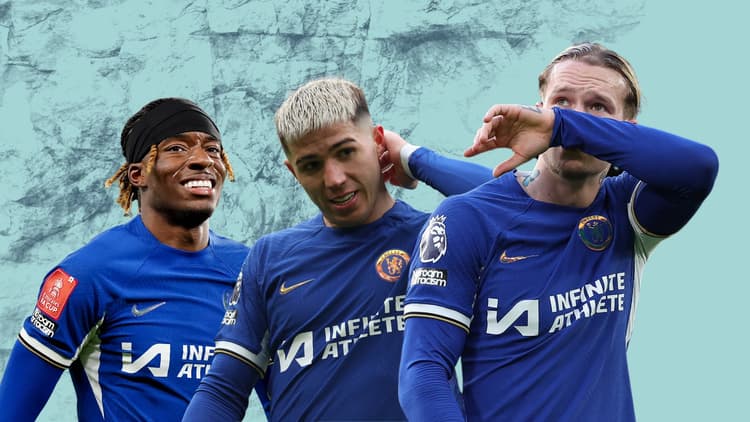 Noni Madueke, Enzo Fernandez and Mykhailo Mudryk