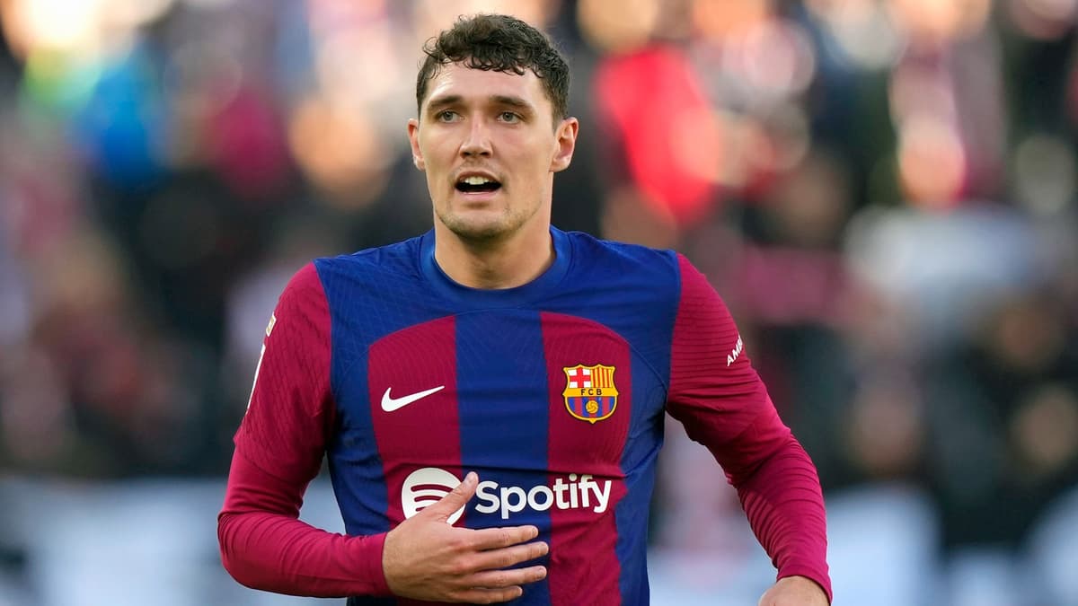 Barcelona's Andreas Christensen.
