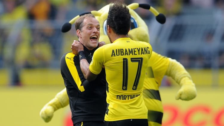 Tuchel and Aubameyang reunion lasted 59 minutes