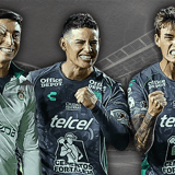 Angel Estrada (rechts), James Rodriguez, Nicolas Fonseca