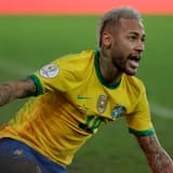 PSG attacker Neymar was named as joint Player of the Tournament at the 2021 Copa America along with Barcelona's Lionel Messi.