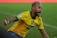 PSG attacker Neymar was named as joint Player of the Tournament at the 2021 Copa America along with Barcelona's Lionel Messi.