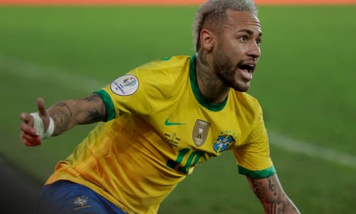 PSG attacker Neymar was named as joint Player of the Tournament at the 2021 Copa America along with Barcelona's Lionel Messi.