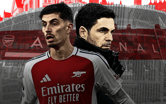 Kai Havertz, Mikel Arteta, Arsenal, 2024/25