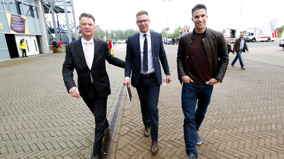 Louis van Gaal, Gretar Steinsson, Robin van Persie