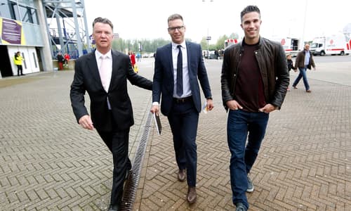 Louis van Gaal, Gretar Steinsson, Robin van Persie