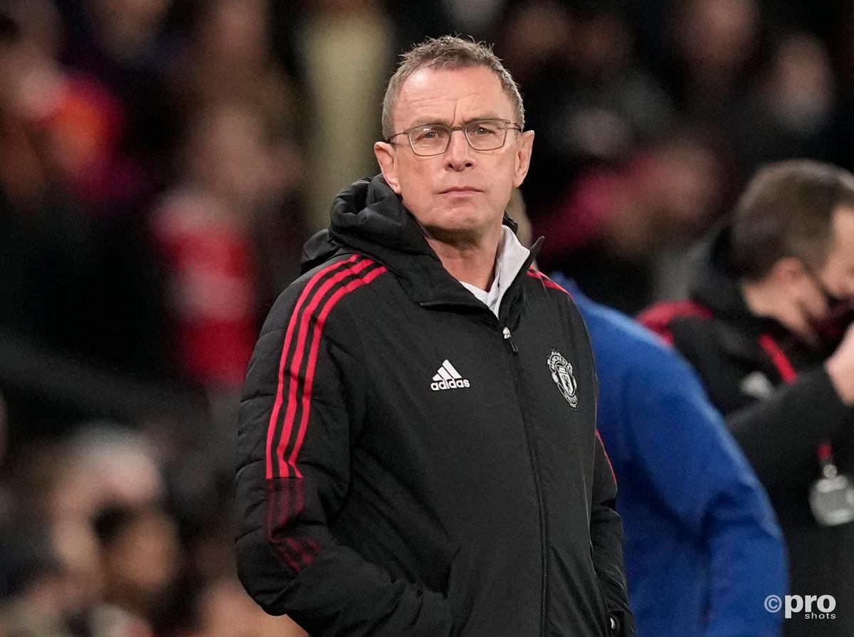 Manchester United manager Ralf Rangnick