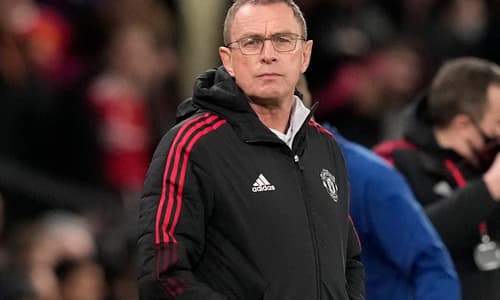 Manchester United manager Ralf Rangnick