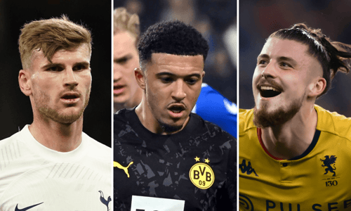 Timo Werner, Jadon Sancho, Radu Dragusin