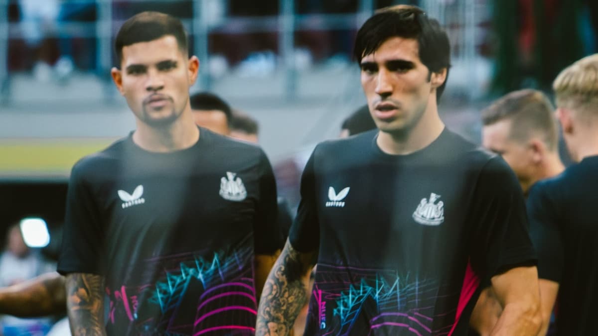 Newcastle midfielders Tonali and Bruno