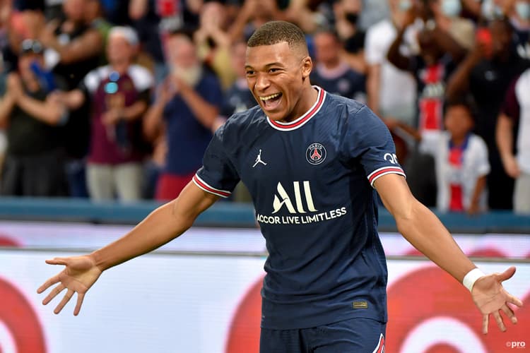 Real Madrid target Kylian Mbappe playing for PSG
