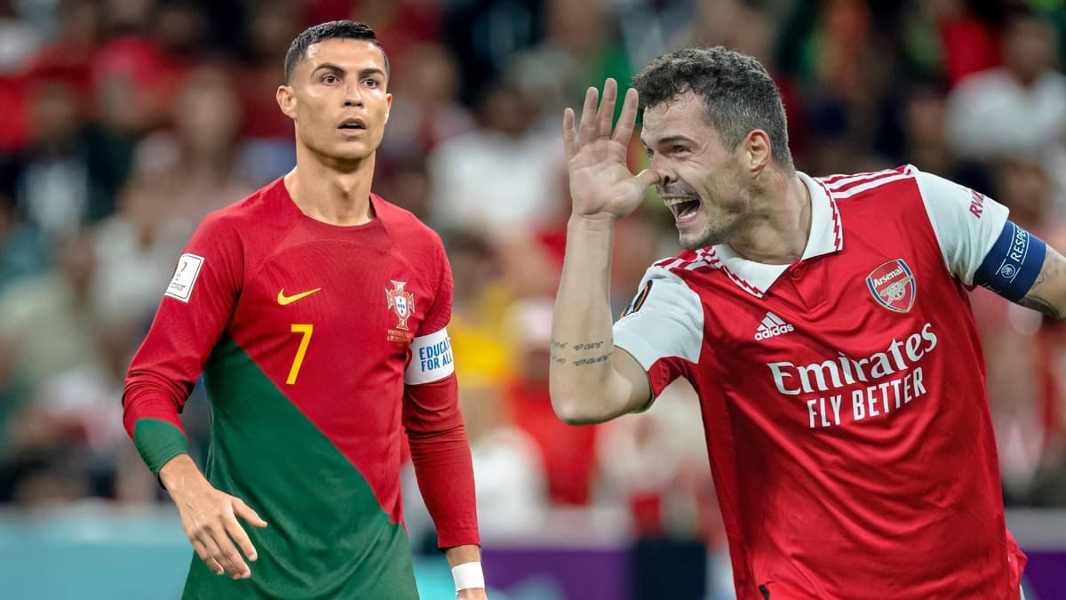 Cristiano Ronaldo, Granit Xhaka