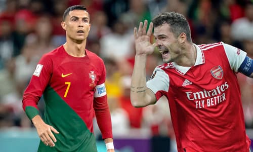 Cristiano Ronaldo, Granit Xhaka