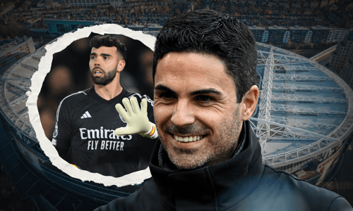 Mikel Arteta, David Raya, Arsenal, 2023/24