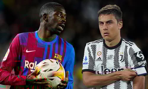 Paulo Dybala and Ousmane Dembele