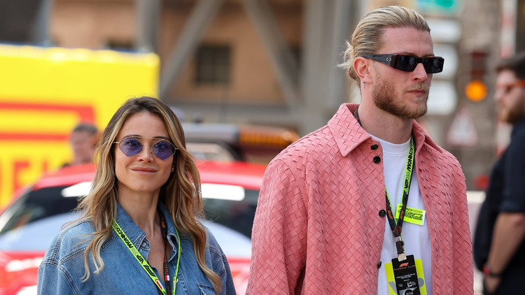 Diletta Leotta and Loris Karius