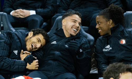 Yassin Ayoub, Calvin Verdonk, Tyrell Malacia, Feyenoord