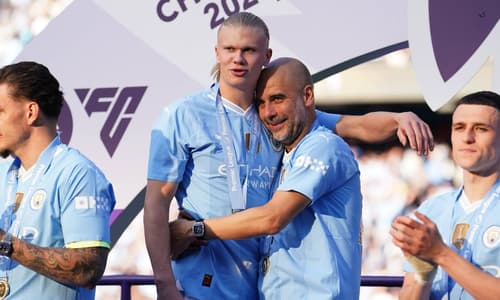 Erling Haaland, Pep Guardiola, Man City, 2023/24