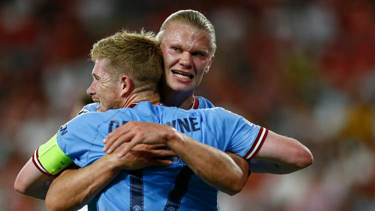 Haaland's double downed Sevilla