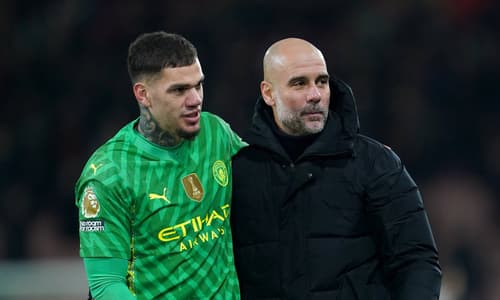 Ederson, Pep Guardiola, Man City
