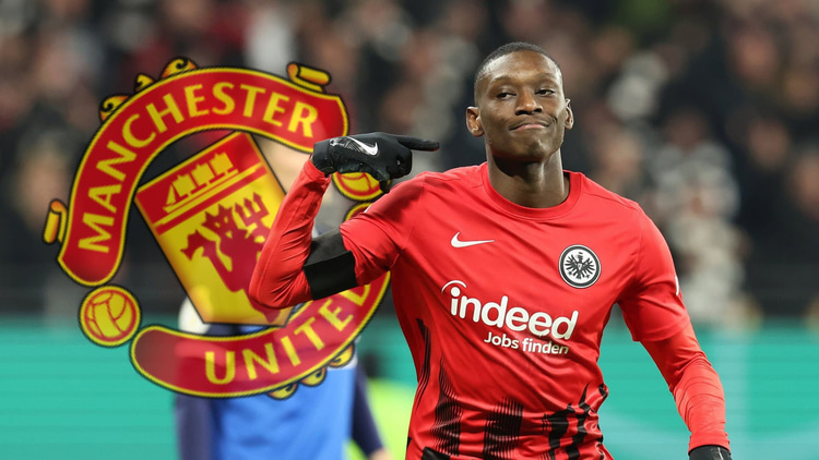 Randal Kolo Muani - a transfer target for Man Utd and Bayern Munich.