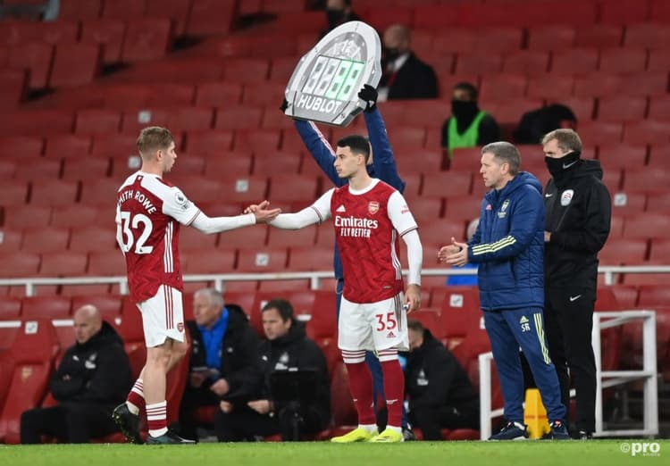 Arsenal forward Gabriel Martinelli