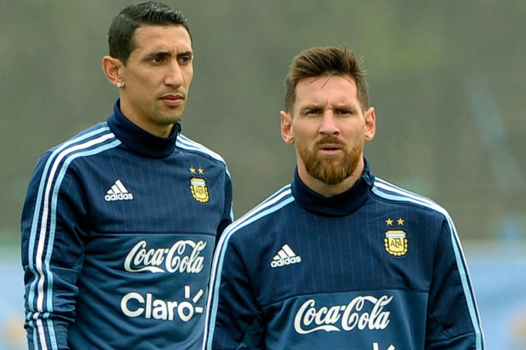 Messi and Di Maria for Argentina