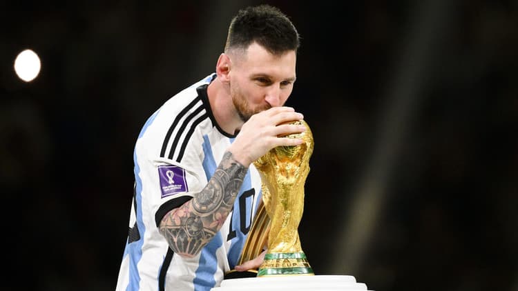 Messi is favourite to win the prize after his World Cup triumph