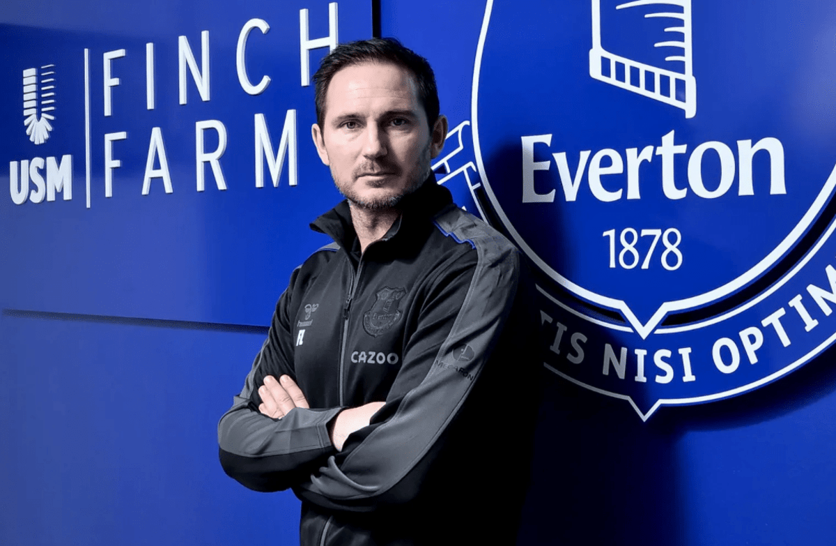 Everton manager Frank Lampard