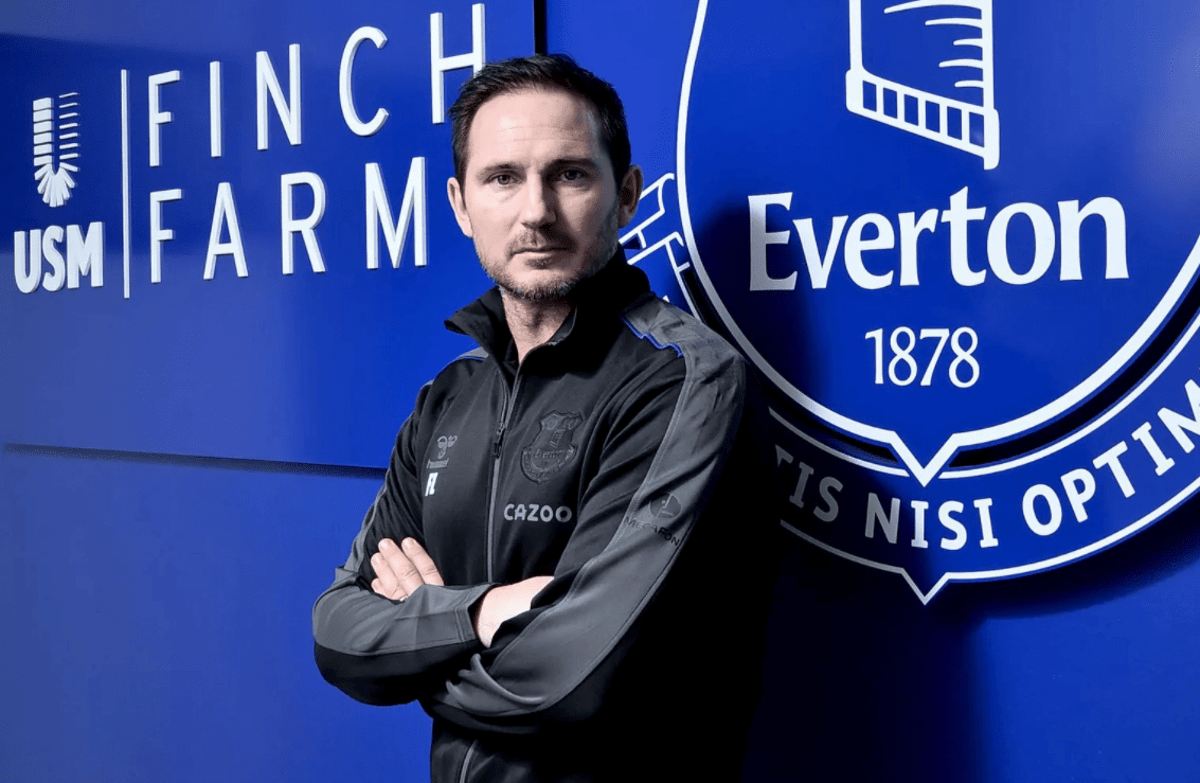 Everton manager Frank Lampard