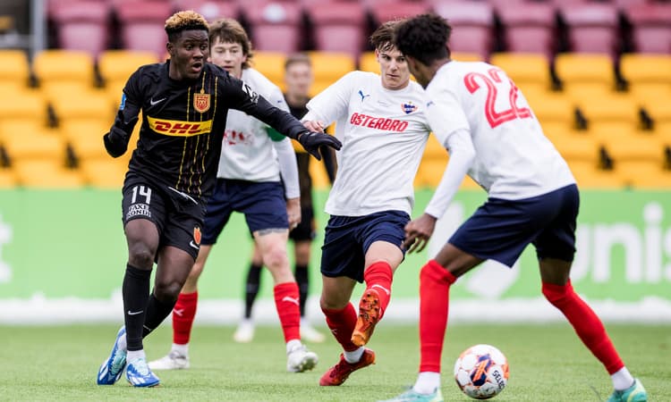 Ibrahim Osman in actie namens FC Nordsjaelland.