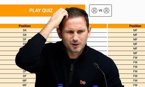 Frank Lampard Chelsea Quiz