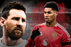 Lionel Messi, Marcus Rashford