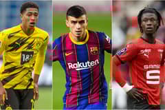 Golden boy contenders: Jude Bellingham, Pedri and Eduardo Camavinga