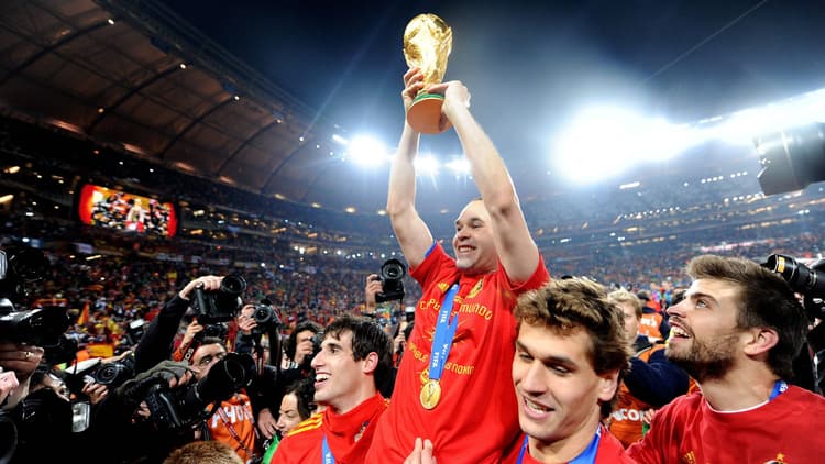 Andres Iniesta: A World Cup winner with Spain