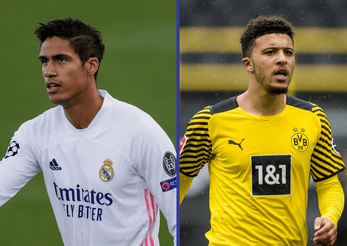 Jadon Sancho and Raphael Varane sign for Man Utd