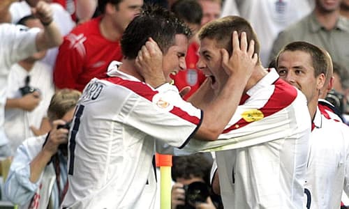 Steven Gerrard, Frank Lampard, England